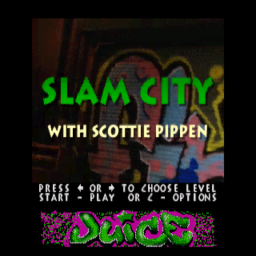 Slam City With Scottie Pippen (32X) (U) (CD 2of4 - Juice) Title Screen